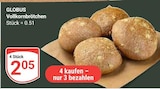 Vollkornbrötchen Angebote von Globus bei GLOBUS Nettetal für 2,05 €