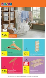 Promos Meuble Chaussures dans le catalogue "L'ÉTÉ À LA PLAGE, LA RENTRÉE À LA PAGE." de Carrefour Meuble Chaussures en promo dans le catalogue Carrefour à la page 43