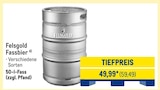 Fassbier Angebote von Felsgold bei METRO Ravensburg für 59,49 €