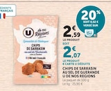 Chips de sarrasin au sel de Guérande - U de nos Régions dans le catalogue U Express