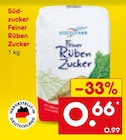 Feiner Rüben Zucker bei Netto Marken-Discount im Prospekt "" für 0,66 €