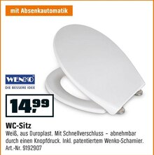 OBI Velbert - WC-Sitz WC-Sitz Angebot bei OBI Velbert im Prospekt "MACH’S DIR GEMÜTLICH."