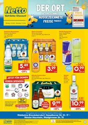 Aktueller Netto Marken-Discount Discounter Prospekt in Lahnau und Umgebung, "DER ORT, AN DEM DU IMMER AUSGEZEICHNETE PREISE FINDEST." mit 2 Seiten, 12.10.2026 - 17.10.2026