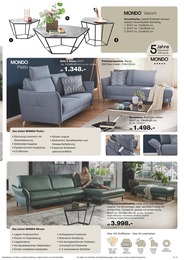 Sofa im Möbel Inhofer Prospekt "Endlich Herbst" auf Seite 13