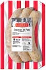 3 saucisses de porc confites - LARTIGUE ET FILS - Intermarché à Paris 3 saucisses de porc confites - LARTIGUE ET FILS en promo chez Intermarché Paris à 3,39 €