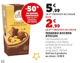 Étoiles - Ferrero Rocher - U Express à Reims Étoiles - Ferrero Rocher en promo chez U Express Reims à 2,99 €