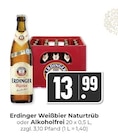 Erdinger Weißbier Naturtrüb oder Alkoholfrei Angebote von Erdinger bei Hieber Lörrach für 13,99 €