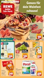 REWE Prospekt für Frankfurt mit 16 Seiten REWE Prospekt "Dein Markt" für Frankfurt, 16 Seiten, 12.10.2026 - 17.10.2026
