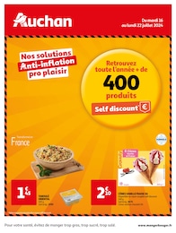 Catalogue Auchan Hypermarché "Nos solutions Anti-inflation pro plaisir" à Estivareilles et alentours, 6 pages, 16/07/2024 - 22/07/2024