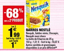 Carrefour Market Mareuil-lès-Meaux - Barres Promo Barres dans le catalogue Carrefour Market "Maintenant et moins cher !" à Mareuil-lès-Meaux