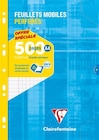 Etui de 500 feuillets mobiles perforés A4 Clairefontaine Grands carreaux - Clairefontaine dans le catalogue Fnac