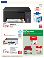Promos Cartouche D'encre dans le catalogue "LA RENTRÉE À PRIX K.O." de Auchan Hypermarché Cartouche D'encre en promo dans le catalogue Auchan Hypermarché à la page 8