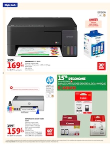 Promotion Imprimante Jet D'encre dans le prospectus Auchan Hypermarché, valable du 18/08/2026 au 06/09/2026 Promo Imprimante Jet D'encre dans le catalogue Auchan Hypermarché du moment à la page 8