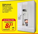 Opti-Wohnwelt Suhl - Kleiderschrank Spot Kleiderschrank Spot Angebot bei Opti-Wohnwelt Suhl im Prospekt 40% IN VIELEN ABTEILUNGEN