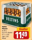 Pilsener bei REWE im Prospekt "" für 11,49 €