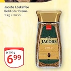 Löskaffee Gold oder Crema im Angebot bei GLOBUS in Bruchsal Löskaffee Gold oder Crema Angebote von Jacobs bei GLOBUS Bruchsal für 6,99 €