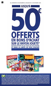 Prospectus Intermarché Express de la semaine "-50% DE REMISE IMMÉDIATE SUR LE 2ÈME" avec 2 pages, valide du 13/11/2025 au 23/11/2025 pour Paris et alentours