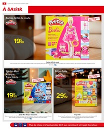 Prix et réduction Play-Doh dans le prospectus Carrefour Market en cours Offre Play-Doh dans le catalogue Carrefour Market du moment à la page 8