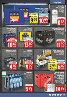 Krombacher im EDEKA Prospekt "Aktuelle Angebote" mit 26 Seiten (Aachen)