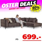 Aspen Ecksofa bei Seats and Sofas im Datteln Prospekt für 699,00 €