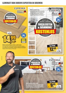 Laminat im aktuellen Witthus Heimtex-Fachmarkt GmbH Prospekt (Oldenburg) Laminat im Witthus Heimtex-Fachmarkt GmbH Prospekt "BODENSCHÄTZE" mit 16 Seiten (Oldenburg)