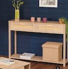 Console en bois avec rangements - Hyper U à Aix-en-Provence Console en bois avec rangements en promo chez Hyper U Aix-en-Provence