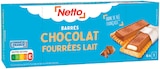 Netto Courrières - Promo Barres chocolat fourrées lait Promo Barres chocolat fourrées lait à 1,32 € dans le catalogue Netto à Courrières