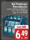 Aktuelles Mineralwasser Angebot bei EDEKA in Duisburg ab 6,49 €
