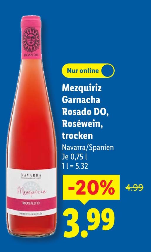 Mezquiriz Garnacha Rosado DO