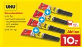 Sekundenkleber im Angebot bei Netto Marken-Discount in Remscheid Sekundenkleber Angebote von UHU bei Netto Marken-Discount Remscheid für 10,00 €