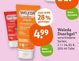 Duschgel Angebote von Weleda bei tegut Landshut für 4,99 €