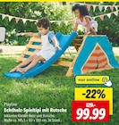 Echtholz-Spieltipi mit Rutsche im Lidl Prospekt Echtholz-Spieltipi mit Rutsche von Playtive im aktuellen Lidl Prospekt für 99,99 €