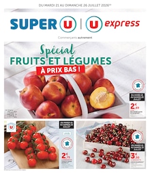 Catalogue U Express à Sèvres, avec 16 pages Prospectus U Express à Sèvres, "Spécial FRUITS ET LÉGUMES À PRIX BAS", 16 pages, 21/07/2026 - 26/07/2026