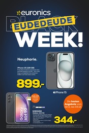 Aktueller EURONICS Prospekt mit Smartphone, "EUDEDEUDE WEEK!", Seite 1