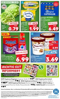 Oettinger im aktuellen Kaufland Prospekt (Augsburg) Oettinger im Kaufland Prospekt "Aktuelle Angebote" mit 52 Seiten (Augsburg)
