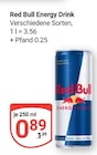 Energy Drink Angebote von Red Bull bei GLOBUS Brühl für 0,89 €