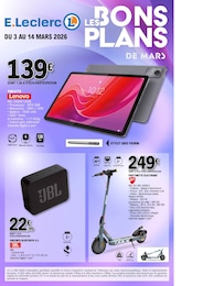 Prix et réduction Trottinette Électrique dans le prospectus E.Leclerc en cours Offre Trottinette Électrique dans le catalogue E.Leclerc du moment à la page 1