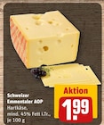 Schweizer Emmentaler AOP bei REWE im Prospekt "" für 1,99 €