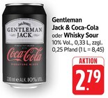 Gentleman Jack & Coca-Cola Angebote von Jack Daniel's bei EDEKA Lahr für 2,79 €