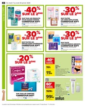 Epilation Angebote im Prospekt "BONNE ANNÉE BONNE PROMO" von Carrefour auf Seite 22