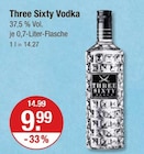 Vodka von Three Sixty im aktuellen V-Markt Prospekt für 9,99 €
