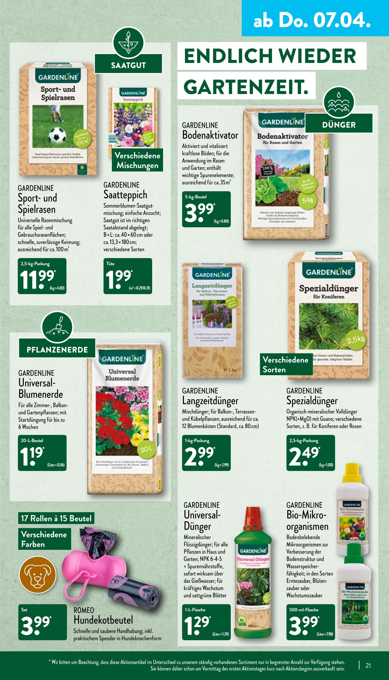 Lidl Blumenerde Angebot ᐅ Finde den Preis im aktuellen Prospekt