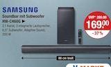 Soundbar mit Subwoofer HW-C460G im Angebot bei V-Markt in Kempten Soundbar mit Subwoofer HW-C460G Angebote von Samsung bei V-Markt Kempten für 169,00 €