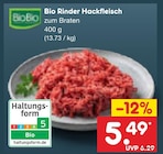 Rinder Hackfleisch im Angebot bei Netto Marken-Discount in Aurich Rinder Hackfleisch Angebote von BioBio bei Netto Marken-Discount Aurich für 5,49 €