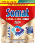 Excellence Premium 5in1 Caps Angebote von Somat bei dm-drogerie markt Bonn für 10,35 €