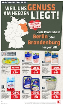 Kartoffelsalat im aktuellen Kaufland Prospekt (Berlin) Kartoffelsalat im Kaufland Prospekt "Hier bin ich richtig" mit 75 Seiten (Berlin)