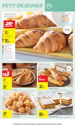 Prix et réduction Croissant dans le prospectus Carrefour en cours Offre Croissant dans le catalogue Carrefour du moment à la page 18