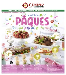 Prospectus Casino Supermarchés à Sanvignes-les-Mines, "Les délices de PÂQUES !", 32 pages, 26/03/2024 - 07/04/2024
