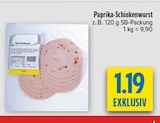 Paprika-Schinkenwurst Angebote bei diska Hof für 1,19 €