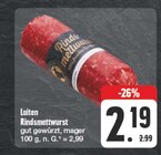 Aktuelles Rindsmettwurst Angebot bei EDEKA in Dresden ab 2,19 €